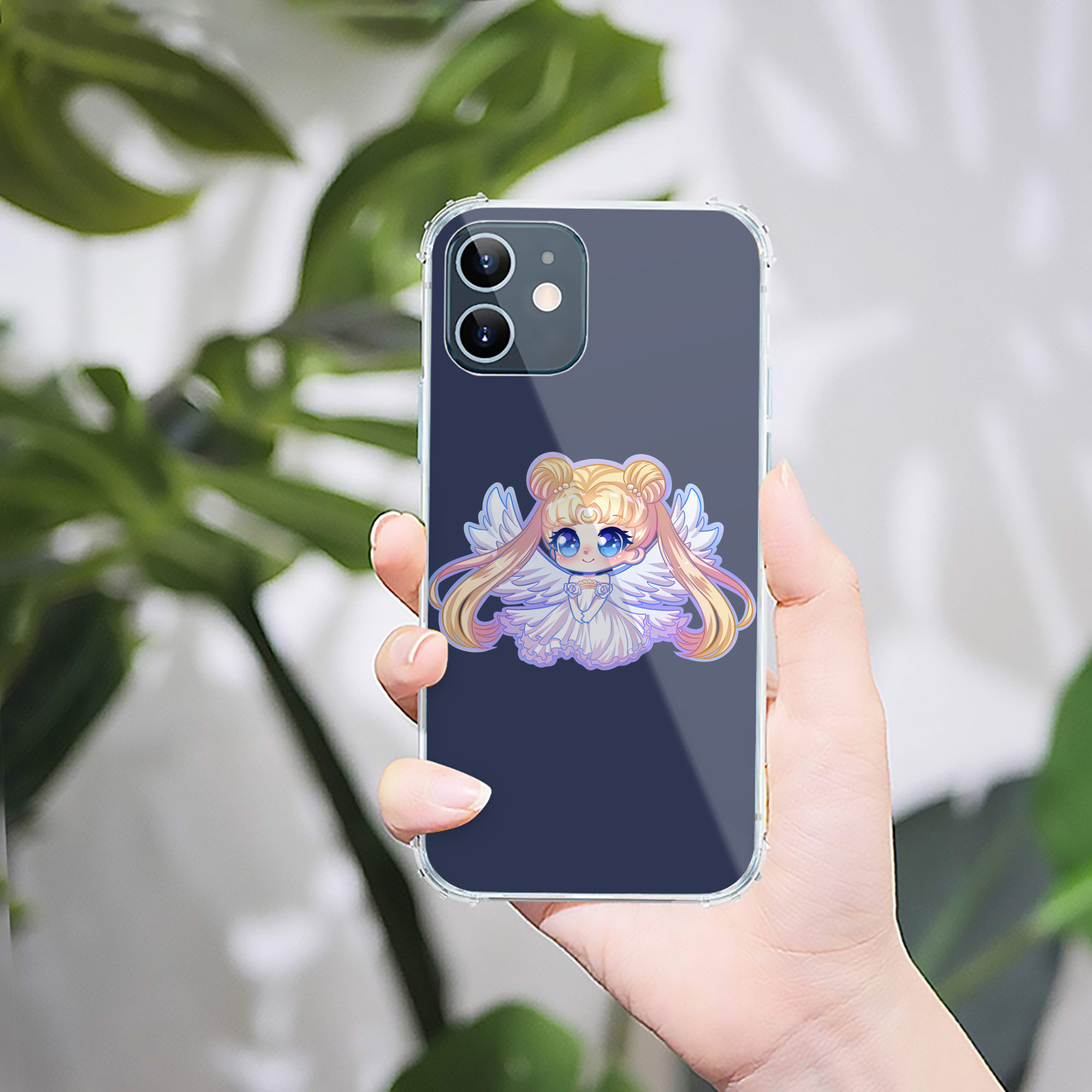 （画像用） 美少女戦士セーラームーン 愛野 美奈子 あいの みなこ Sailor Moon Aino Minako 【iPhone 12シリーズ対応】透明スマホケース（クリアソフトケース）